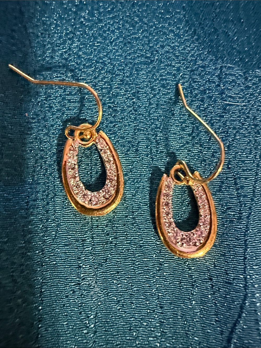 Gold-Tone Sparkle Drop Earrings - Women Jewelry
